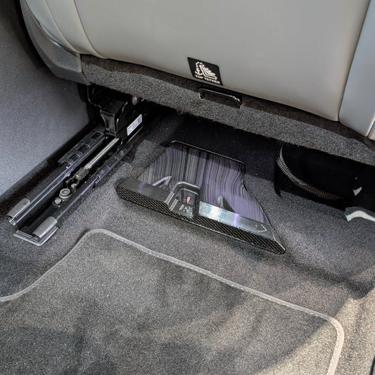 Beskyttelsesgitter for varmluftsutløp under baksetet for VW ID.3, ID.4, ID.5/Skoda Enyaq/Elroq/Audi Q4 e-tron
