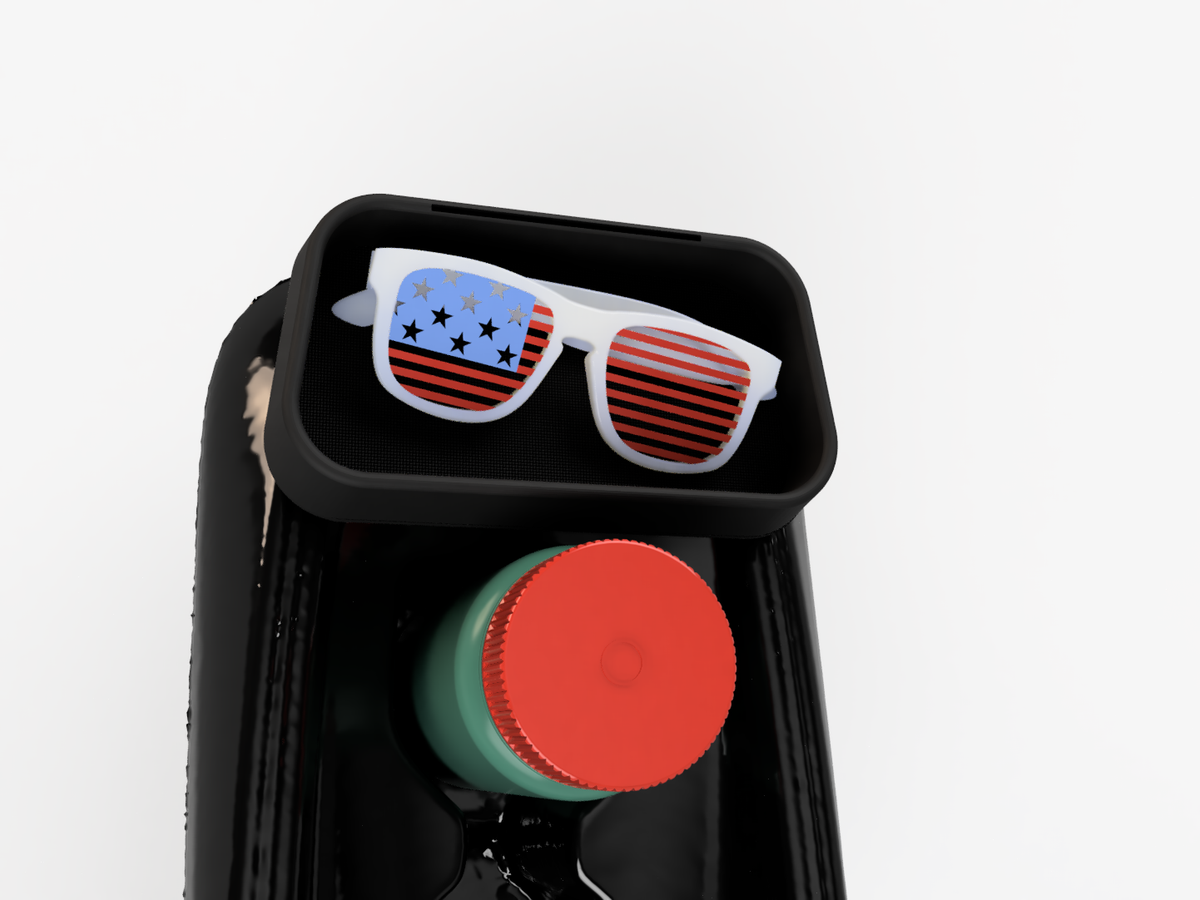 Sunglasses & Small-Item Tray for VW ID.4 (2023–2026 US/Canada)