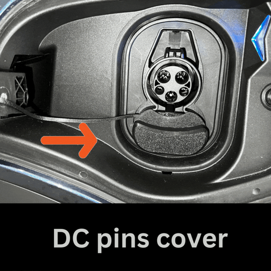 Electric vehicle charge port dust and moisture cover