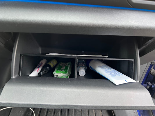 Glove box organizer for Volkswagen ID.4 fits 2021-2025