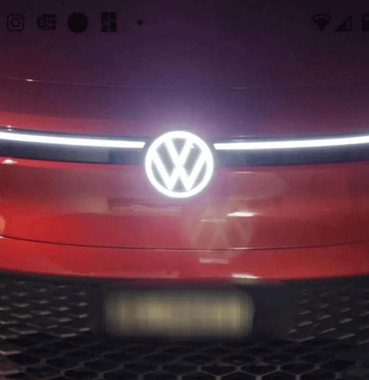 LED badge kit for VW ID.4 compatible with cars equipped with front LED bars - YURIK Accessories