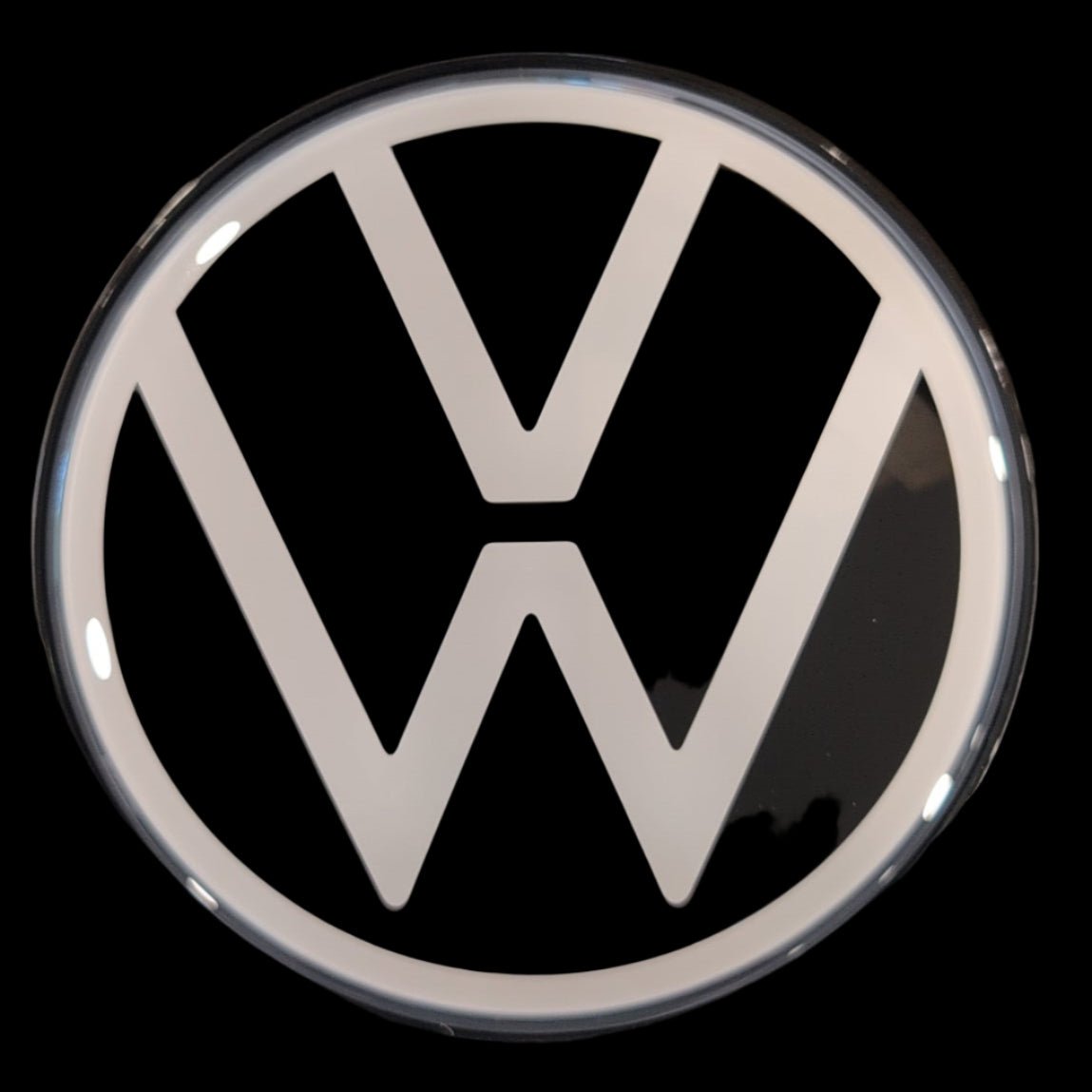 LED badge kit for VW ID.4 compatible with cars equipped with front LED bars - YURIK Accessories