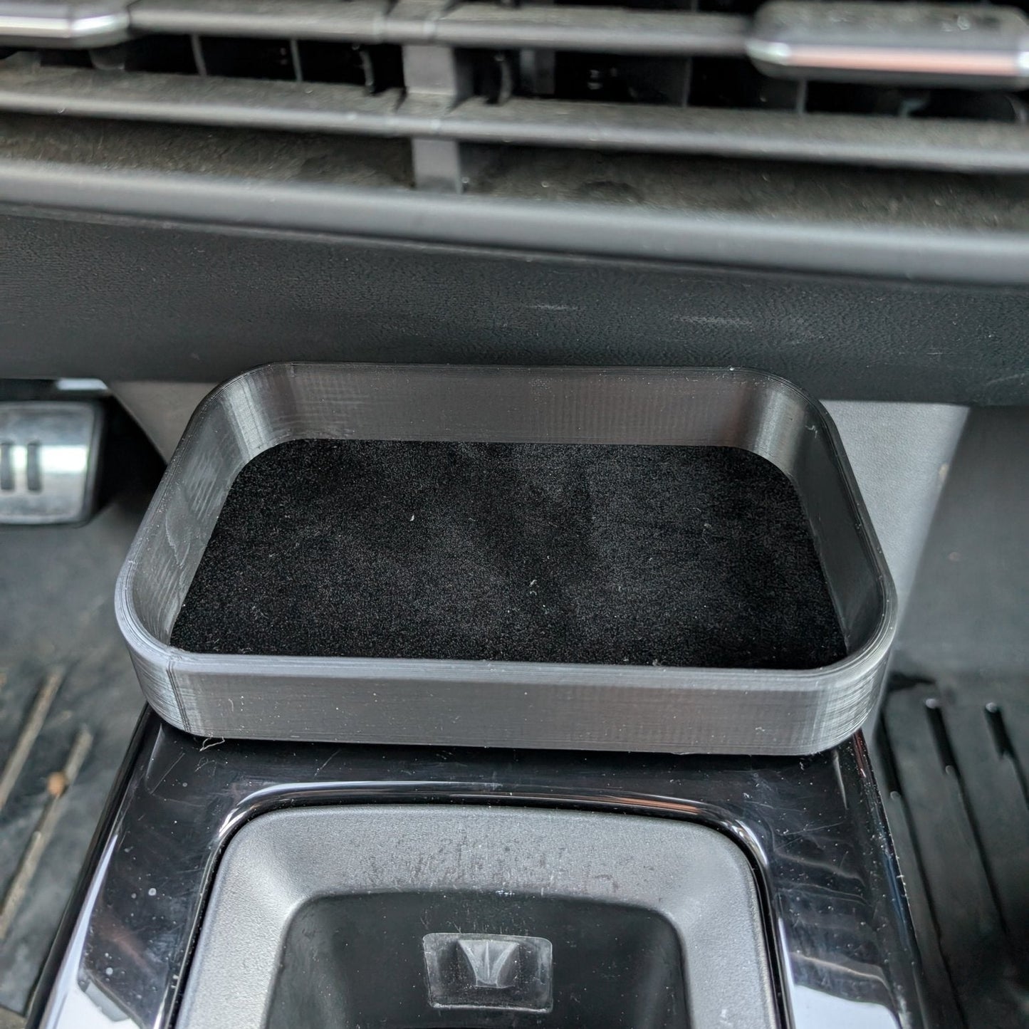 Tray for Sunglasses and other Small Items for VW ID.4 Fits on top of the central console in card holder slots - YURIK Accessories