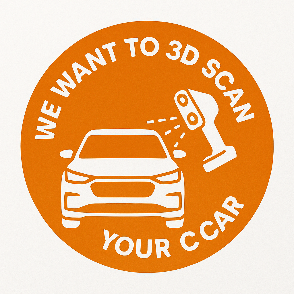We want to 3D scan your car