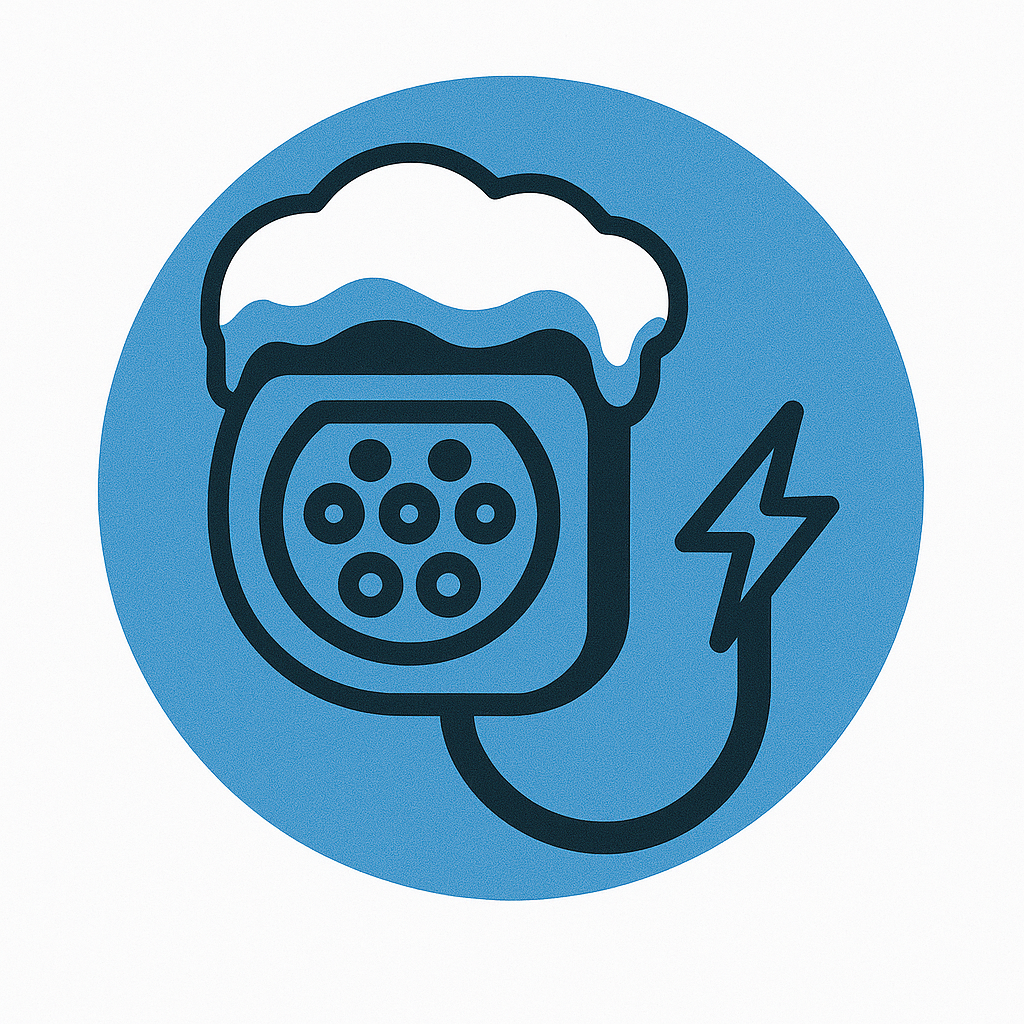 Charging port snow covers