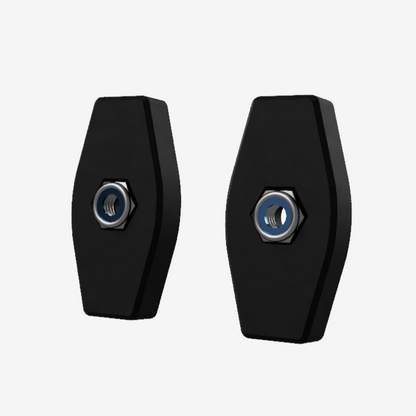 Kits de fixation de plaque d'immatriculation sans perçage pour Volkswagen ID.4. Compatibles avec les modèles 2021, 2022, 2023, 2024, 2025 et 2026.