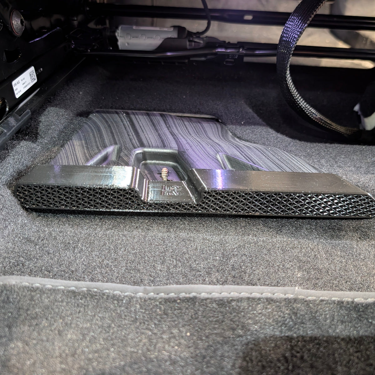 Grille de protection pour la bouche de chauffage sous le siège arrière des VW ID.3, ID.4, 4/Skoda Enyak/Elroq/Audi Q4 etron