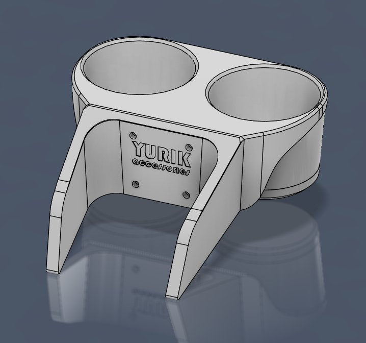 DIGITAL download for Removable Rear Cupholder for US - build 2023 VW ID.4 - YURIK Accessories