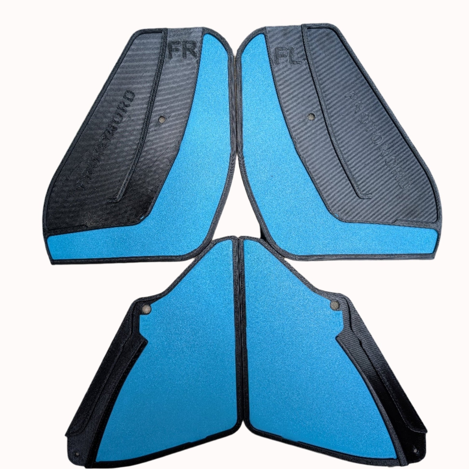 Mudflaps 2.0 with optional inlay for Fisker Ocean by ProtoNord - YURIK Accessories