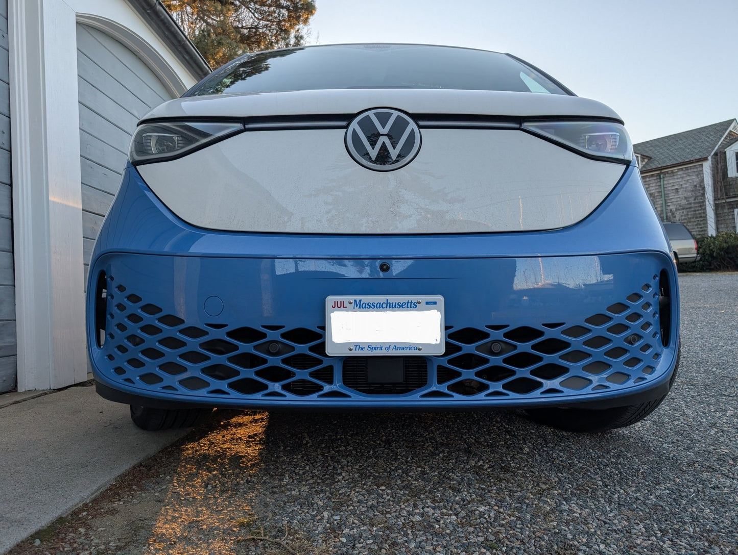 No drilling license plate mounting kit for Volkswagen ID BUZZ - YURIK Accessories