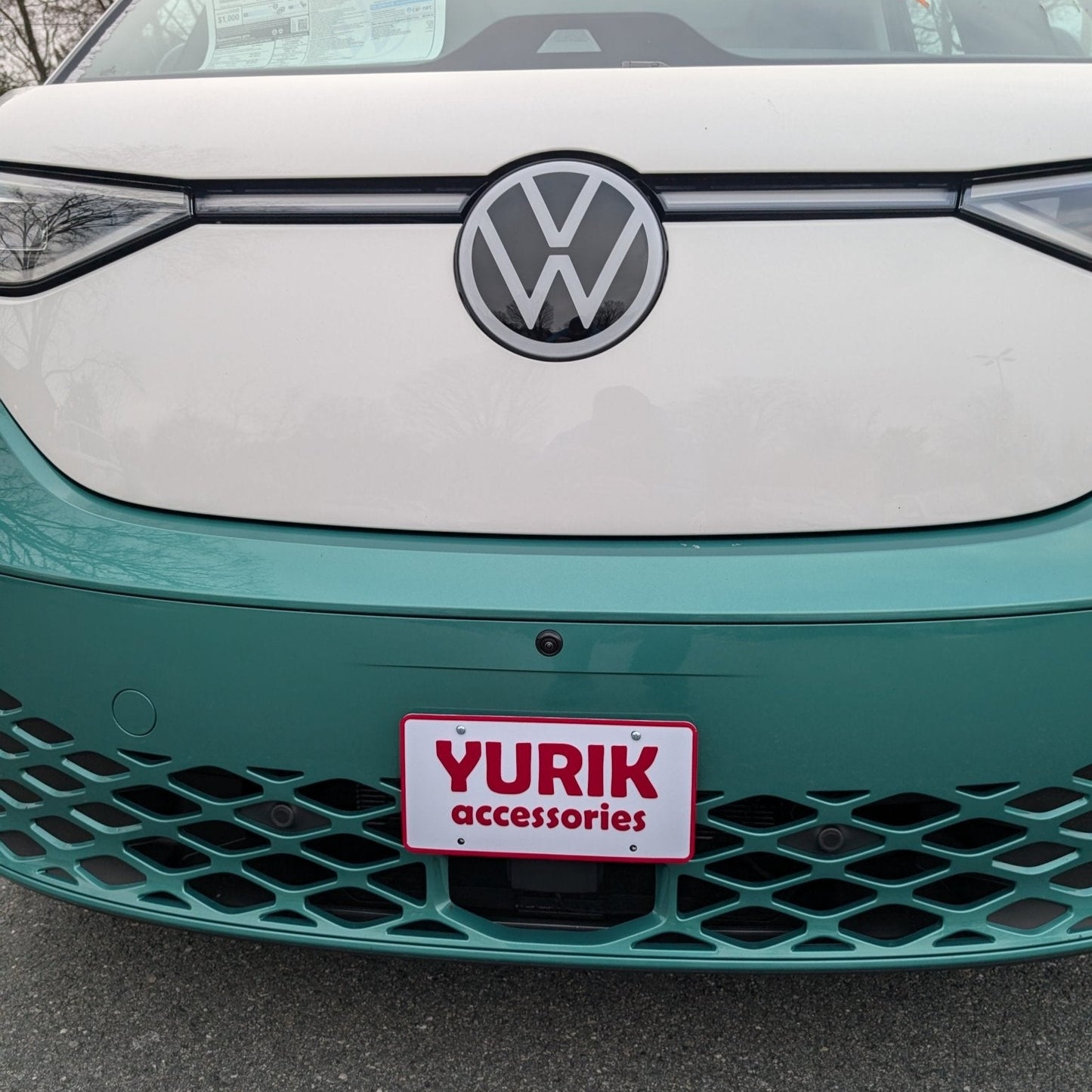 PRE - ORDER No drilling license plate mounting kit for Volkswagen ID BUZZ - YURIK Accessories