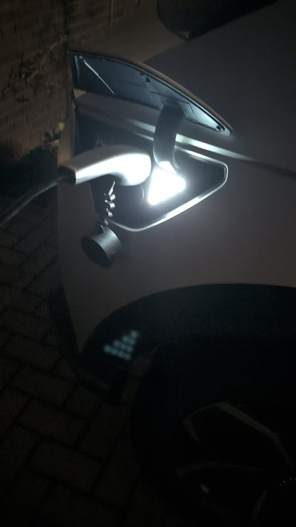 Black out cover for charging port charge status LEDs for Hyundai IONIQ5