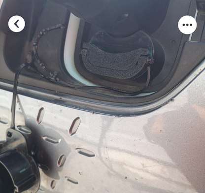 Electric vehicle charge port dust and moisture cover