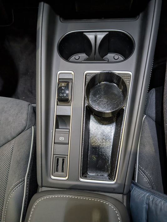 Central console insert with 75mm cupholder for Skoda Enyak / ELROQ