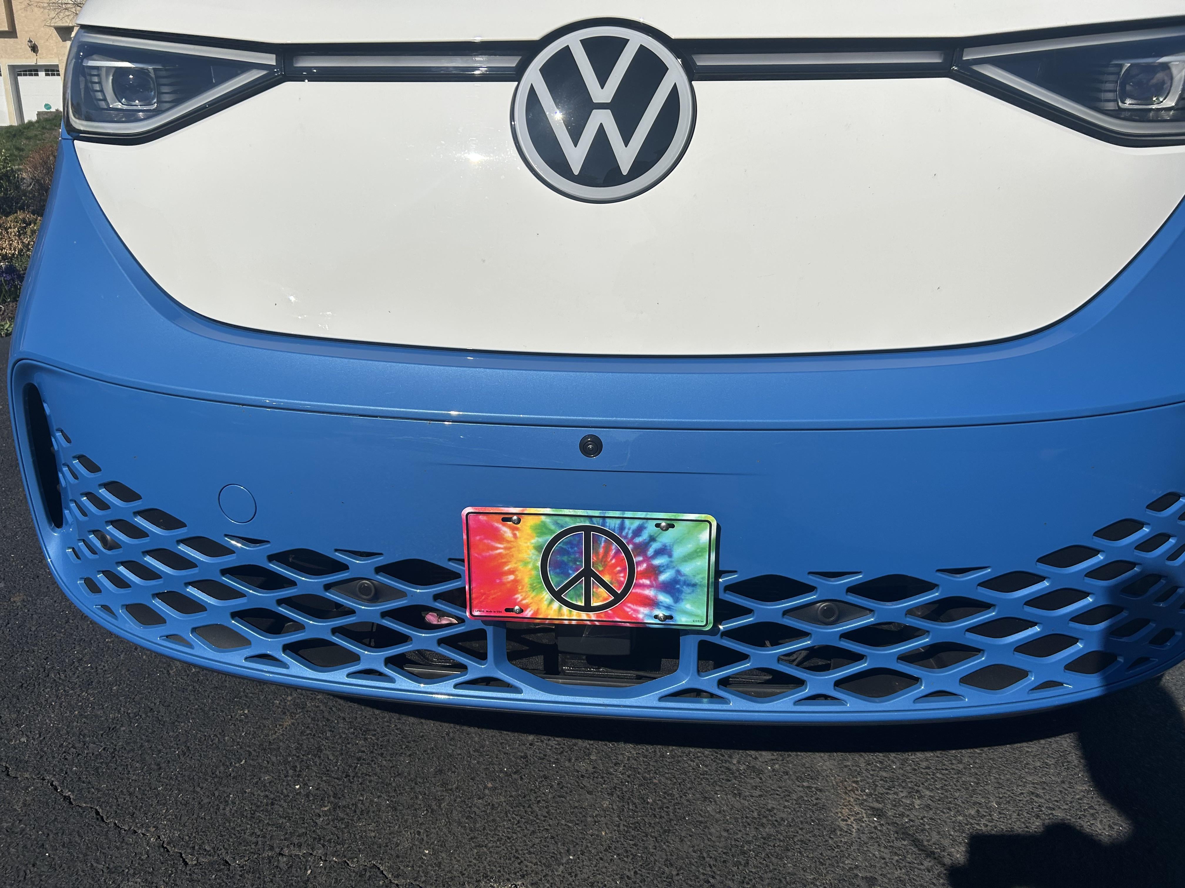 Volkswagen ID BUZZ No-Drill License Plate Kit for - Easy Install