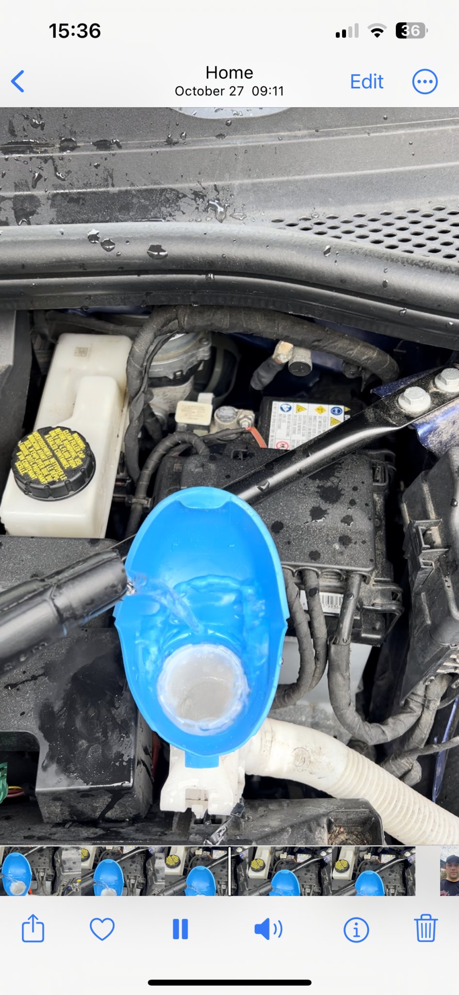 Washer fluid reservoir cap with built - in funnel - YURIK Accessories